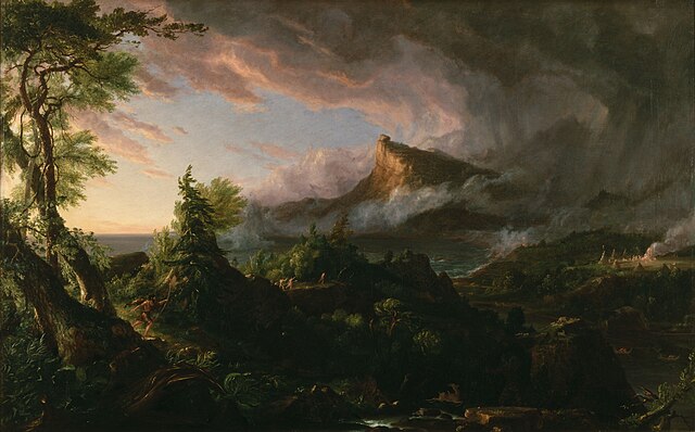The Savage State from The Course of Empire by Thomas Cole